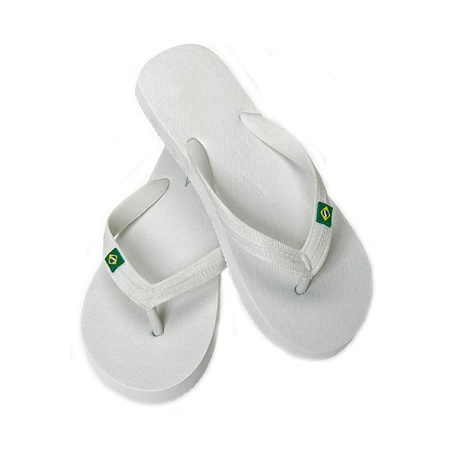 Witte slippers voor dames