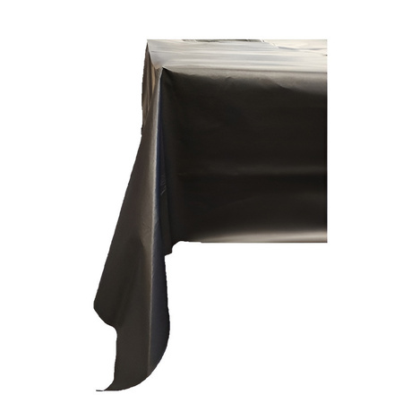 Zwarte afneembare tafelkleden/tafellakens 138 x 220 cm papier/kunststof