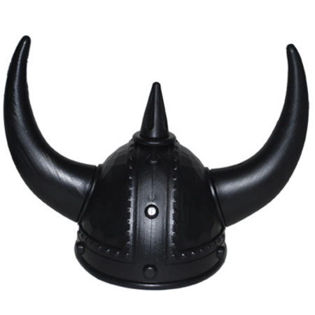 Zwarte viking helmen volwassenen 59 cm
