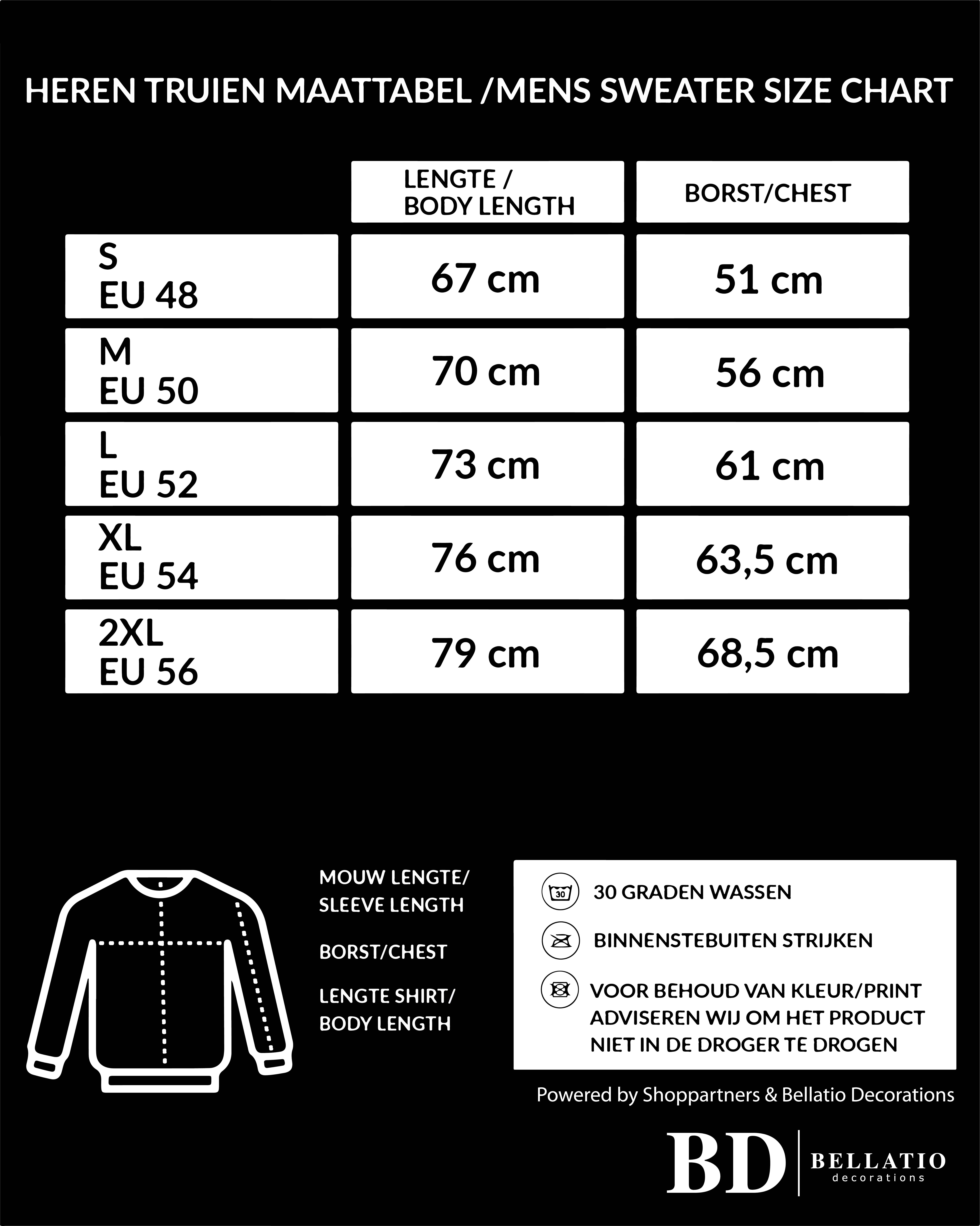 Sweater / sweatshirt trui zwart met ronde hals en raglan mouwen voor mannen